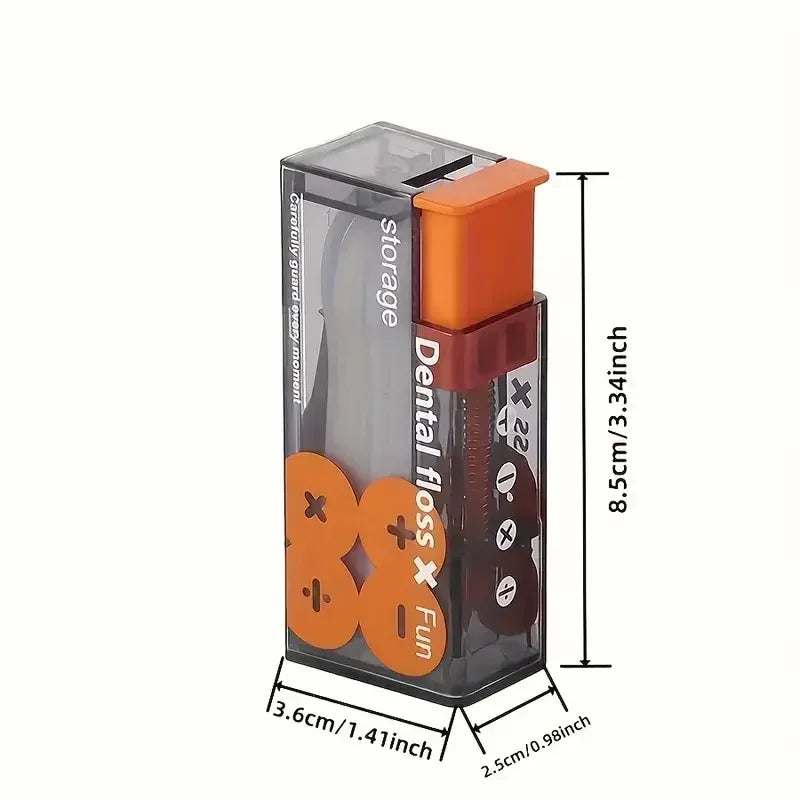 Automatic Dental Floss Storage Box Pop-up Dispenser Oral Hygiene Care
