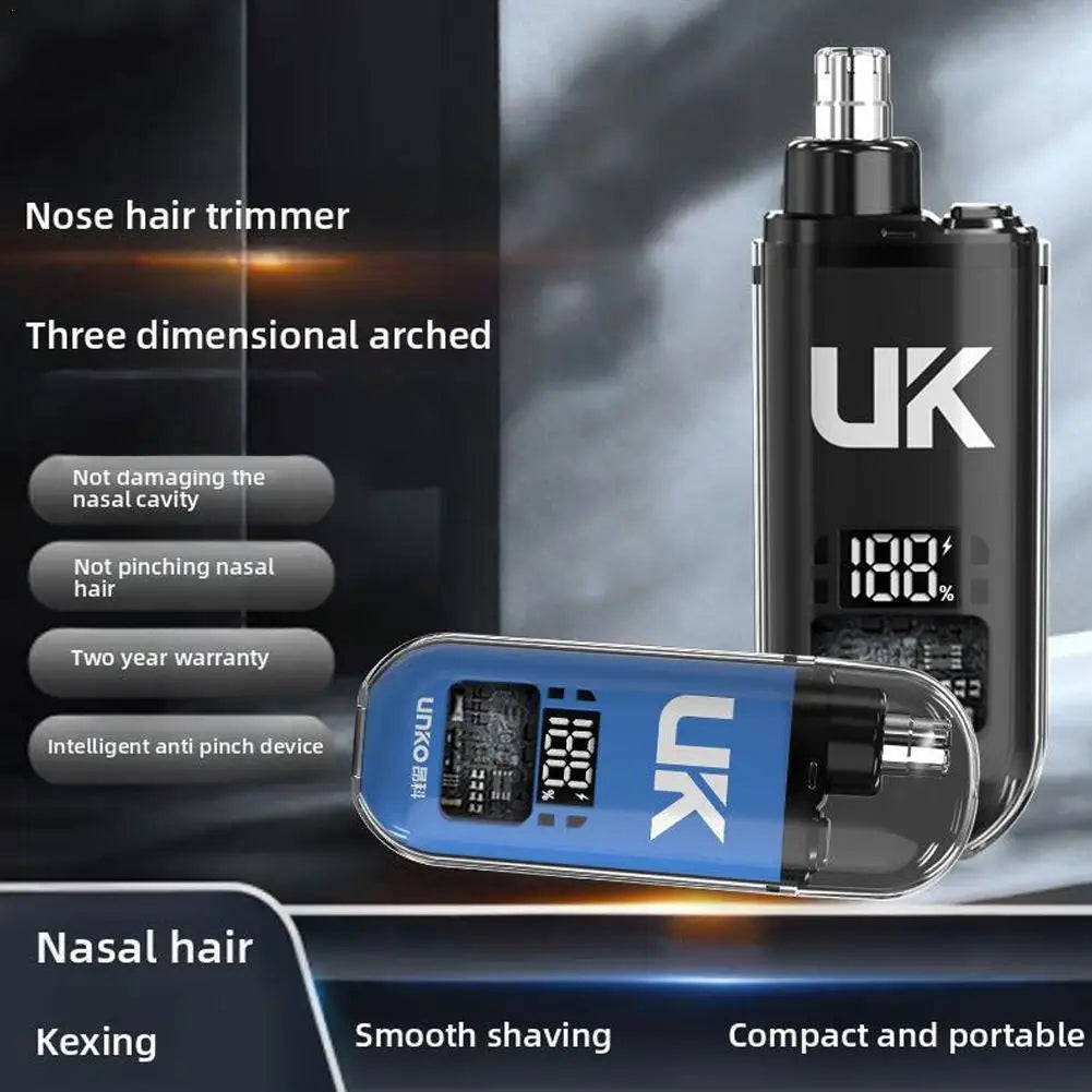 USB Rechargeable Electric Nose & Ear Hair Trimmer for Men