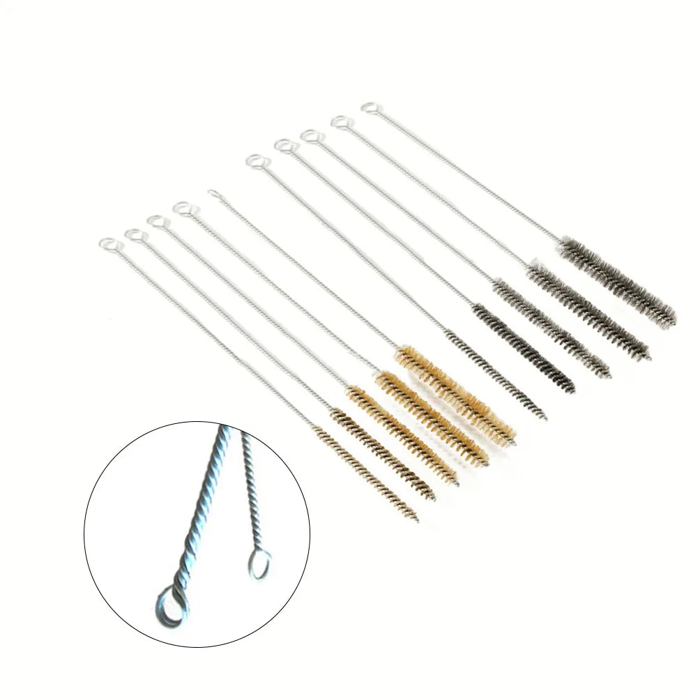 Stainless Steel & Brass Tube Pipe Cleaning Brush Set – 5/10pcs