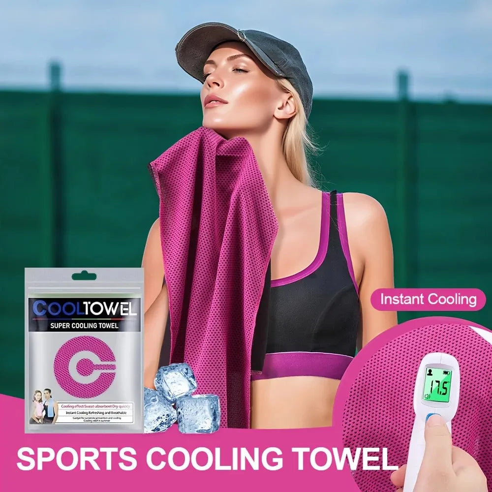 Cooling Sport Towel – Instant Ice Towel for Gym & Travel