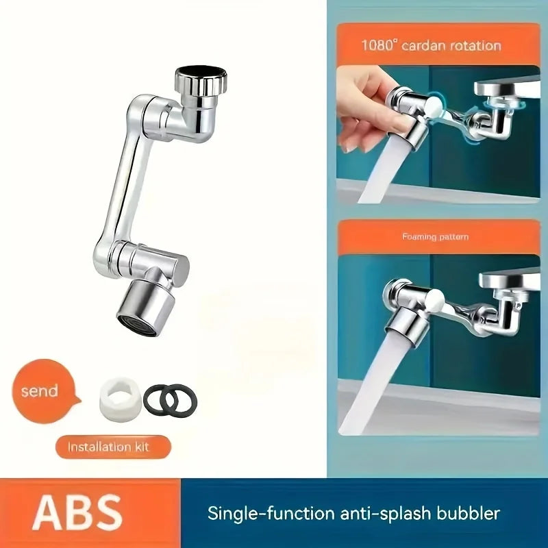 360 Rotating Faucet Extender Multi-functional Foldable Portable Spray