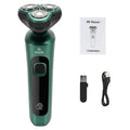 Smart Electric Shaver LCD Display 3D Floating Triple Head Razor USB