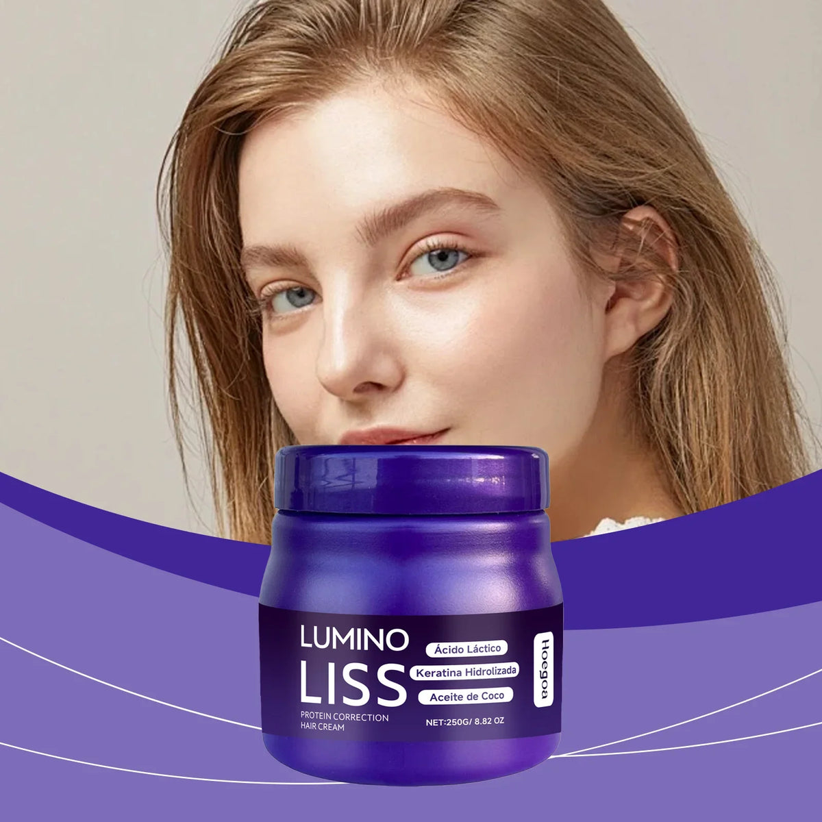 PH-Balancing Protein Hair Straightening & Smoothing Cream 250g