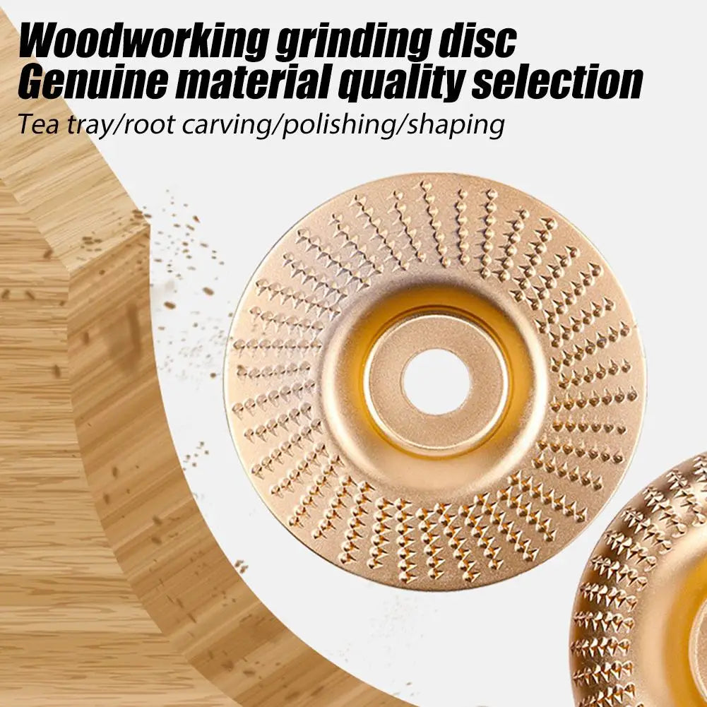Wood Carving Grinding Disc 16mm Bore – Angle Grinder Shaping Wheel