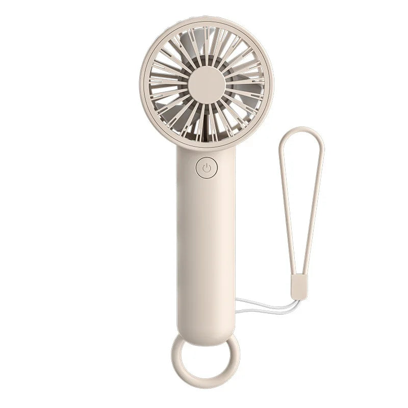 URGGU USB Mini Fan 1200mAh – 3-Speed Handheld & Carabiner Clip