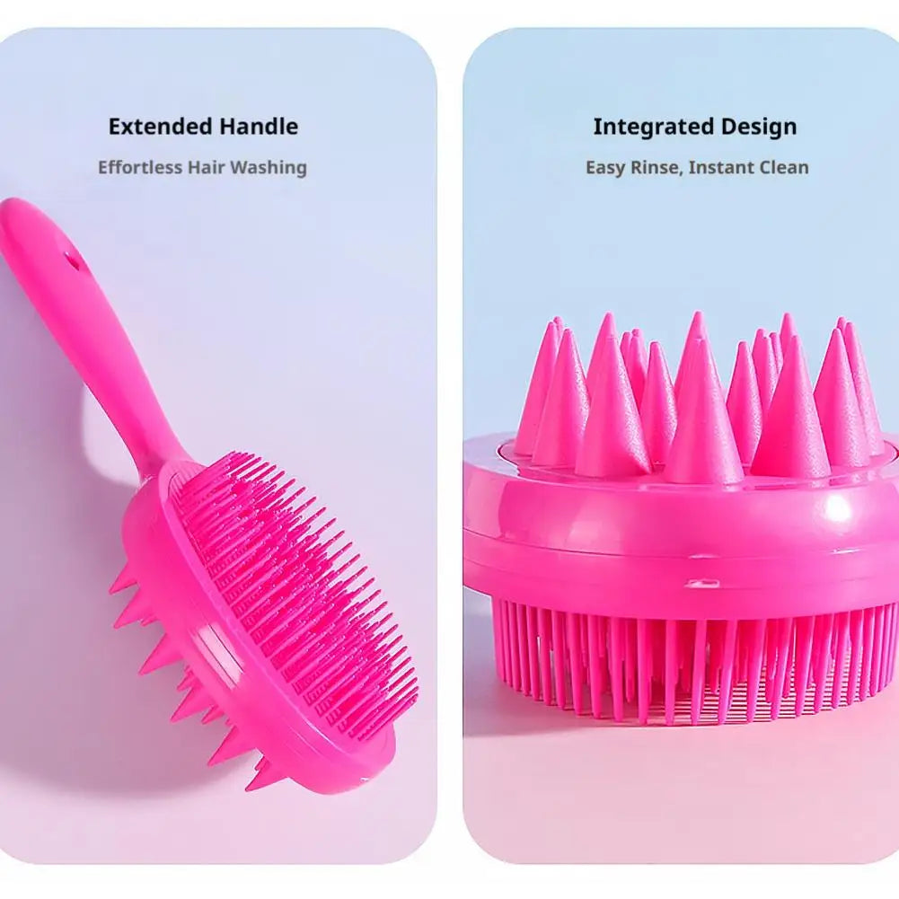 Double-Sided Scalp Massager & Detangling Hair Brush