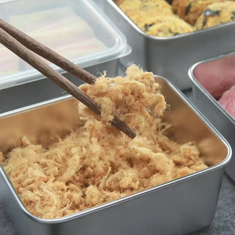 Stainless Steel Food Storage Container | Fridge & Freezer Box