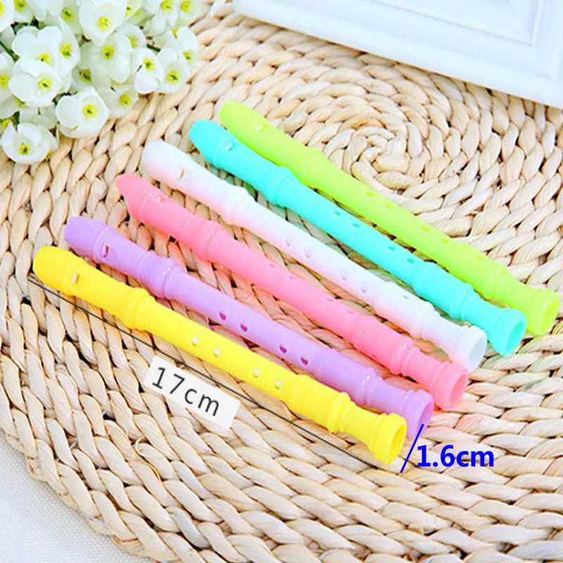 4-Pack Clarinet Shape Candy Color Gel Pens | Fun Student Gift