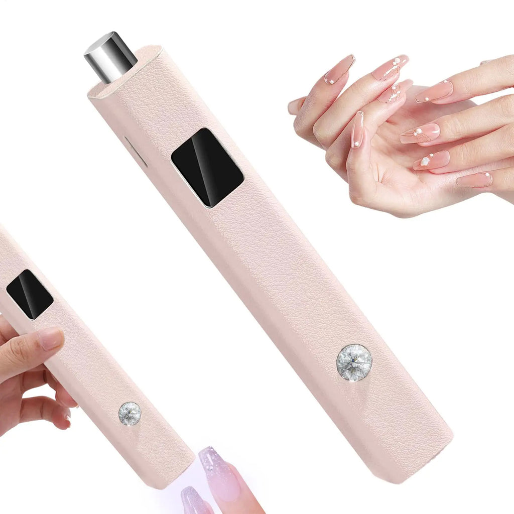 Mini UV Gel Nail Cure Lamp – Portable Rechargeable Flash Light