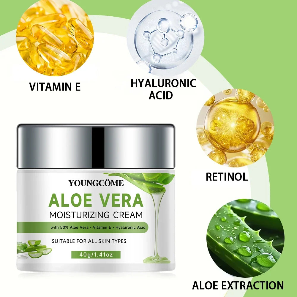 YOUNGCOME Aloe Vera Gel Face Cream – Hydrating Day Cream