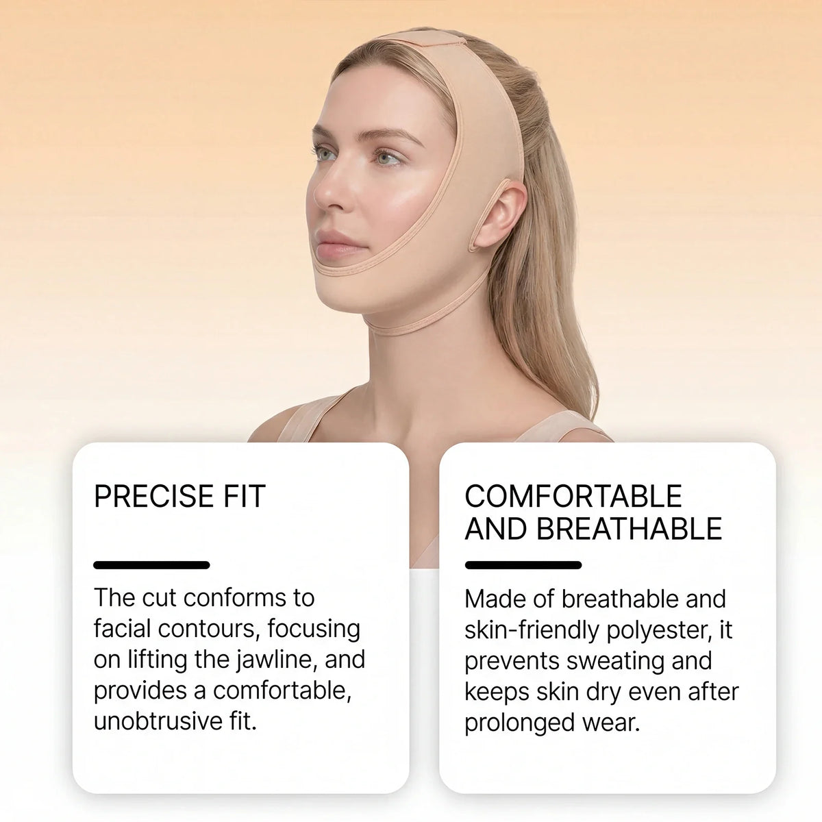 V-Shape Face Firming Strap | Adjustable Jawline Sculptor