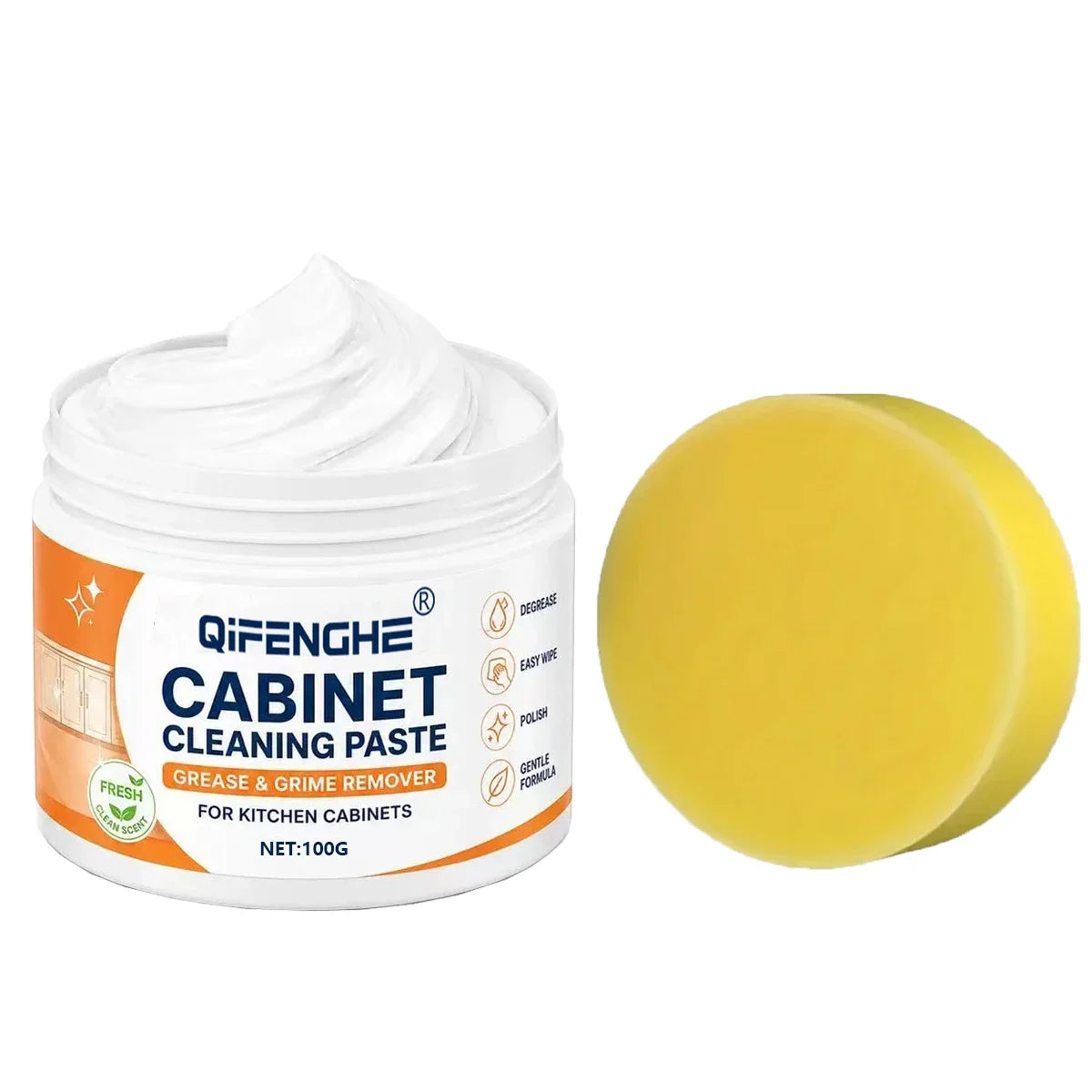 Kitchen Cabinet Cleaner – Grease & Oil Stain Remover for Wood