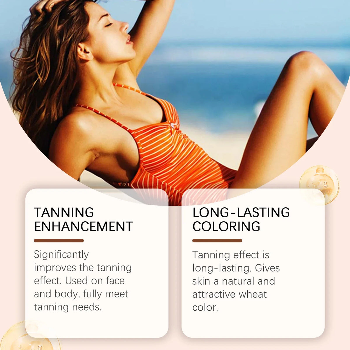 Brightening Tanning Face Serum – Moisturizing Glow Essence