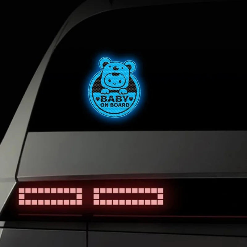 Koala Baby on Board Reflective Car Decal Stickers 3-Pack