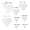 Template Quilting Heart Shape Tool Templates Cutting Patterns Women
