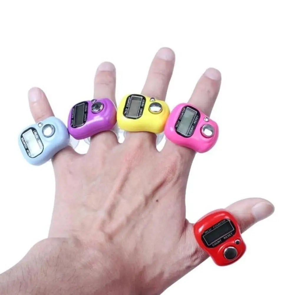 Mini Electronic Finger Tally Counter Ring – LCD Knitting Clicker