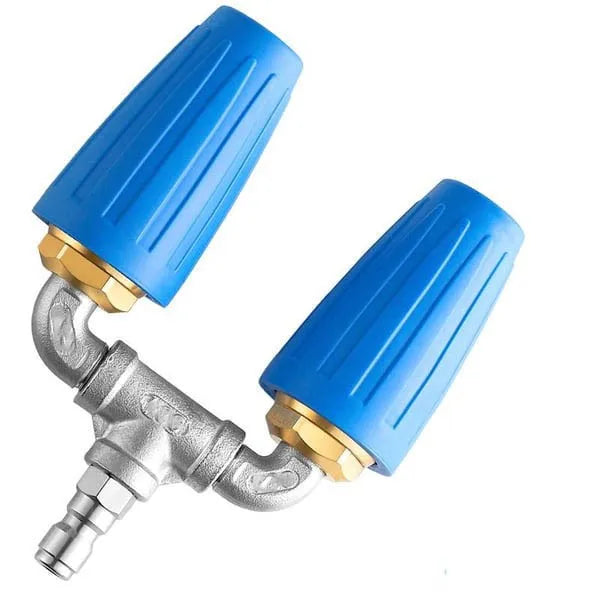 4000 PSI Dual Turbo Rotating Pressure Washer Nozzle 1/4" Quick