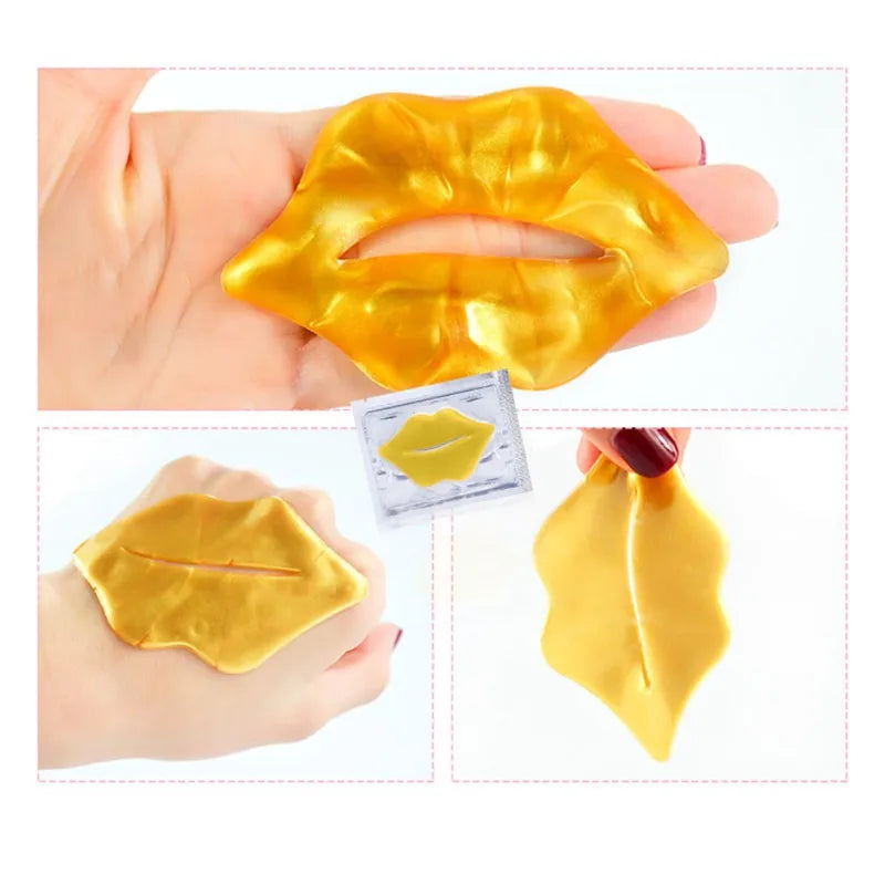 BIOAOUA Crystal Collagen Lip Mask – 5pc Plumping Lip Patches