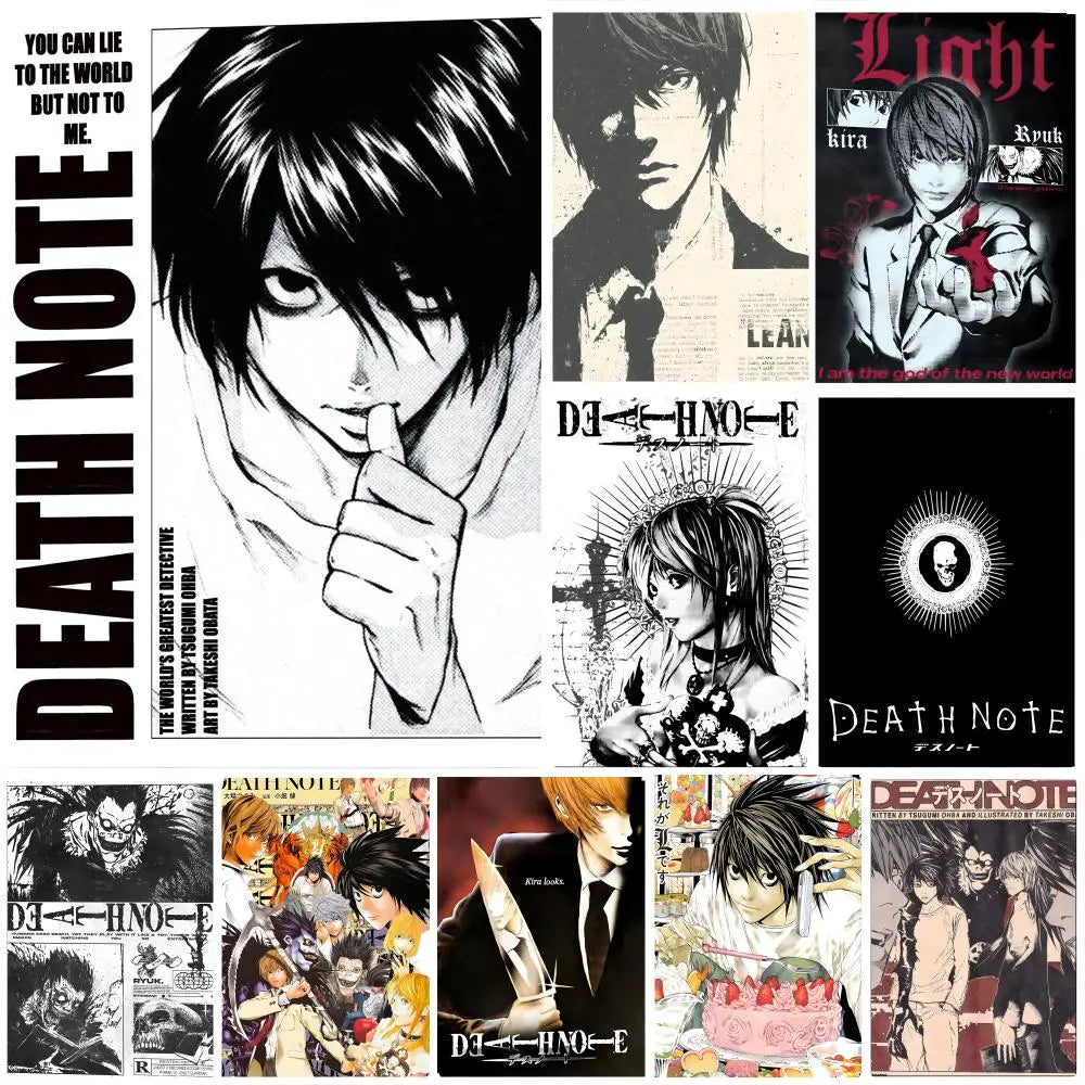 Death Note Anime Poster – HD Waterproof Wall Art Decor