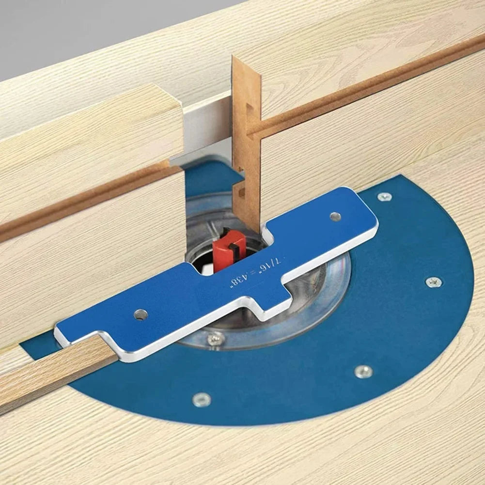 7-Piece Router Bit Height Gauge Block Set | Aluminum Alloy