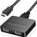 1x4 HDMI Splitter 4K – 1 In 4 Out Hub for PS4, TV & Laptop