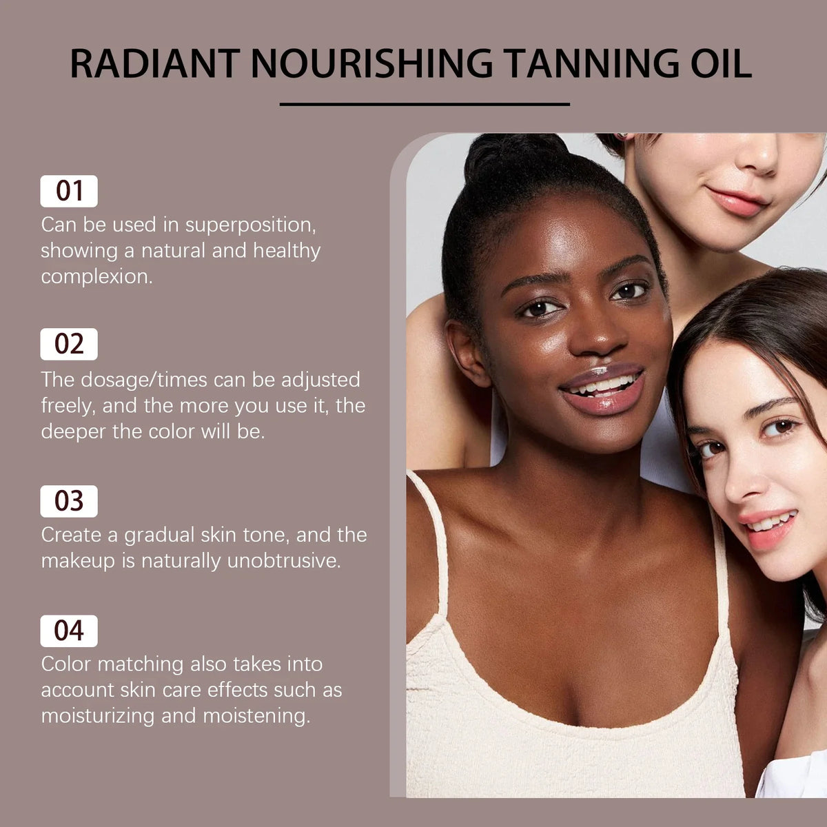 Sun Tanning Bronzing Oil – Hydrating Natural Glow 120ml