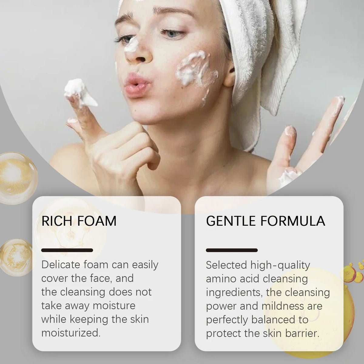 Amino Acid Facial Cleanser – Oil Control & Pore Cleansing 100g