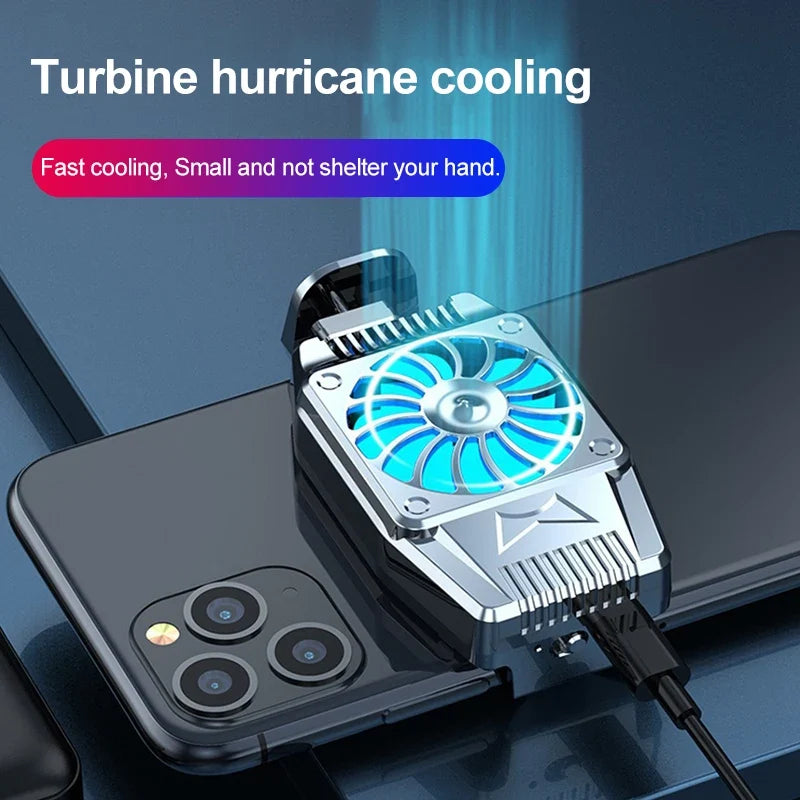 Phone Cooling Fan Mobile Cooler Gamer Cell Radiator Cellular