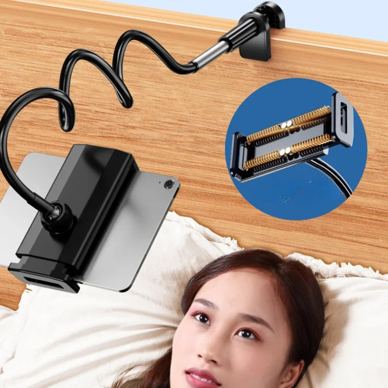 Lazy Bedside Desktop Live Foldable Mobile Phone Tablet Clip Stand