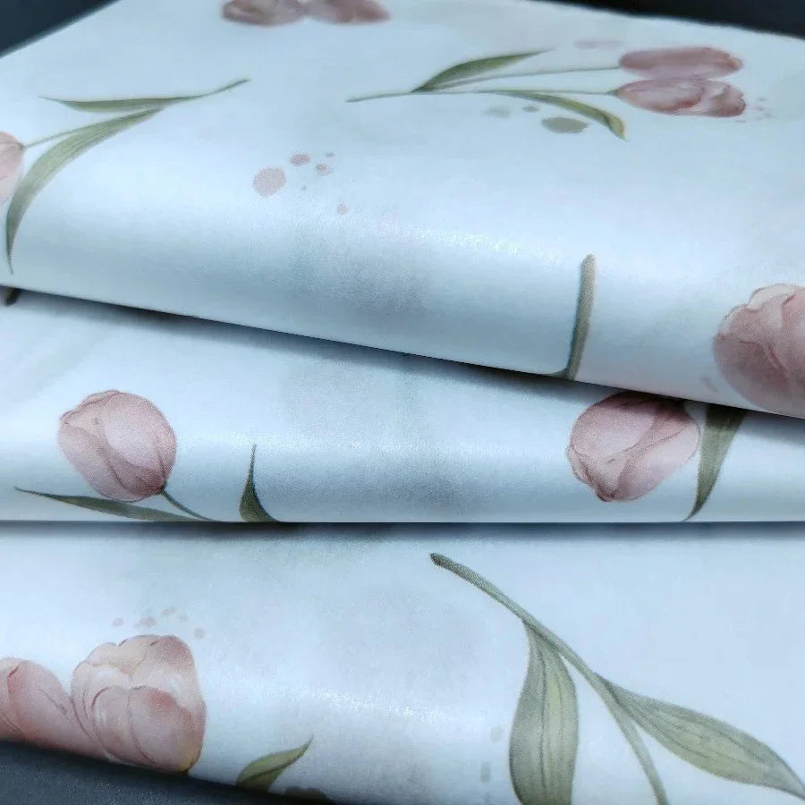 50 Pcs Tulip Gift Wrapping Paper Set – DIY Crafts & Occasions
