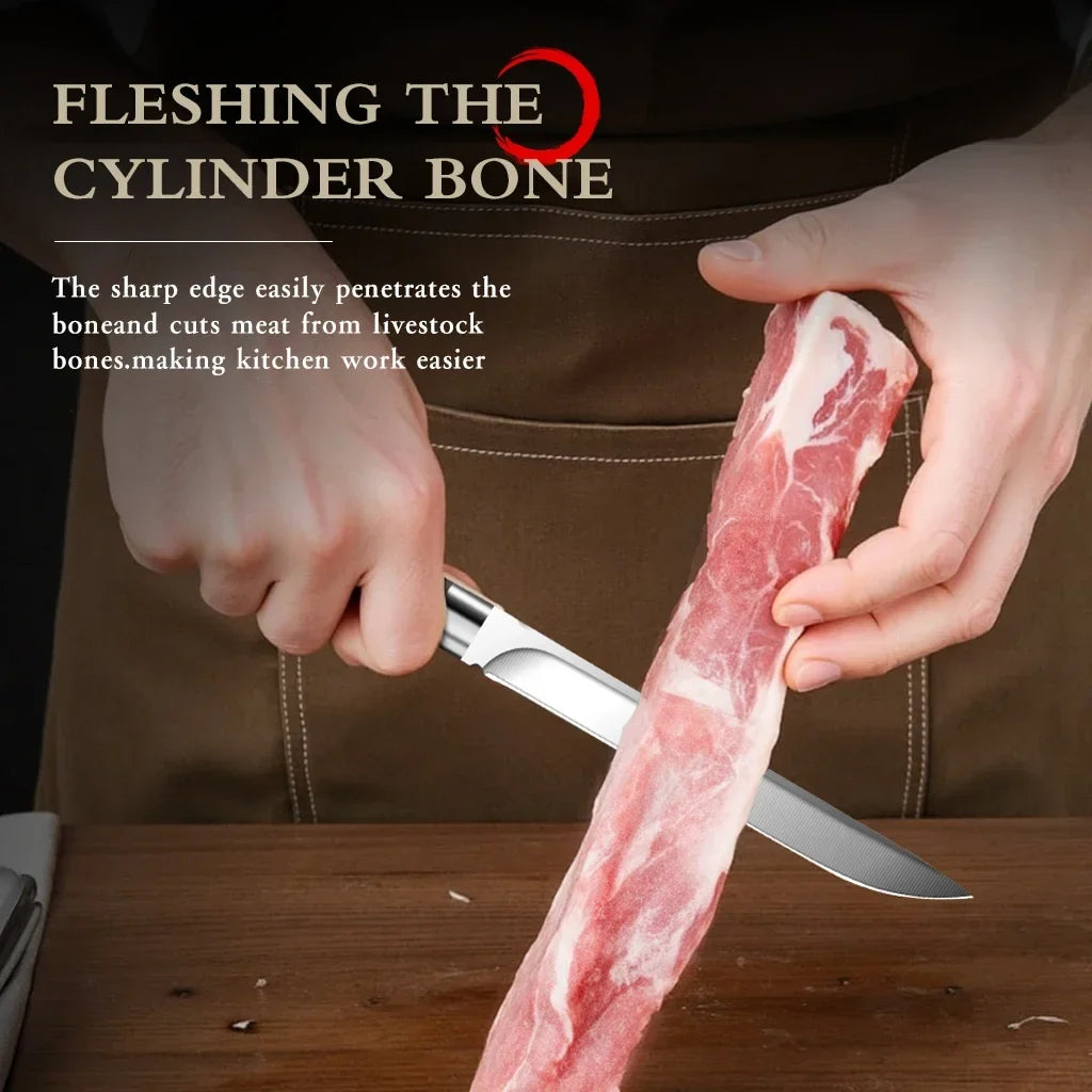 Professional Kitchen Knife Set – Boning, Meat & Slicing Knives