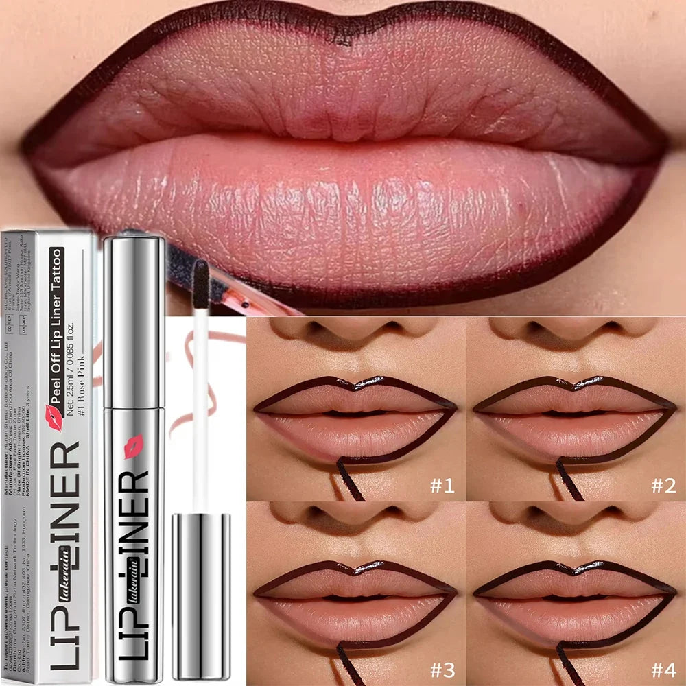 Lakerain Peel Off Lip Stain | Matte Waterproof Lip Liner