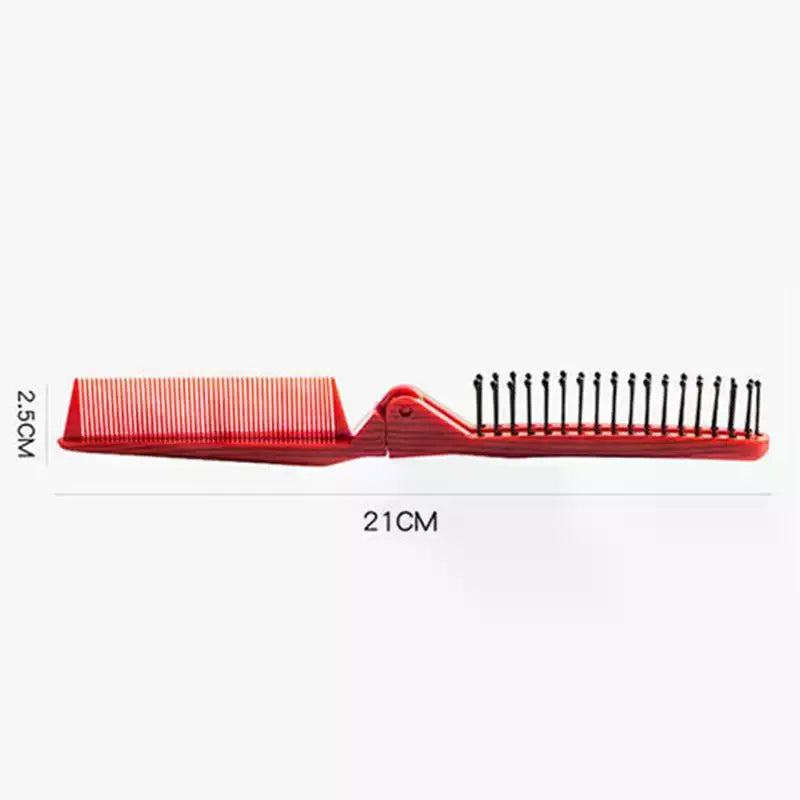 Foldable Travel Hair Comb – Dual-Sided Portable Styling