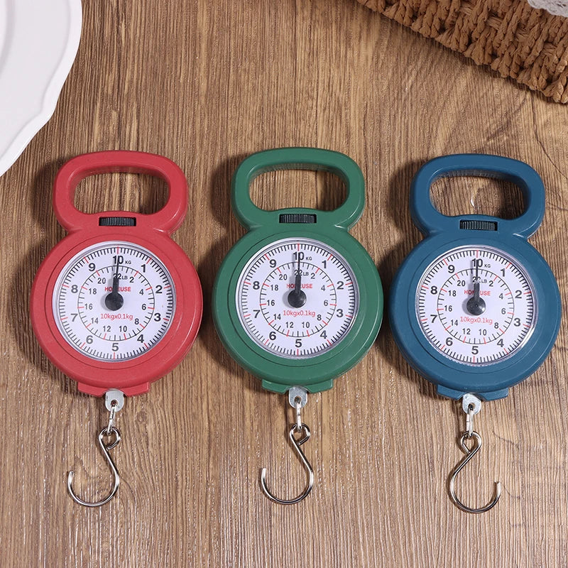 Mini Spring Hanging Scale 10kg – Portable Hook Scale