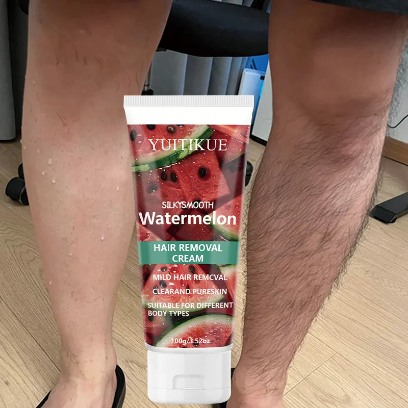 YUITIKUE Watermelon Depilatory Cream – Smooth Hair Removal 100g