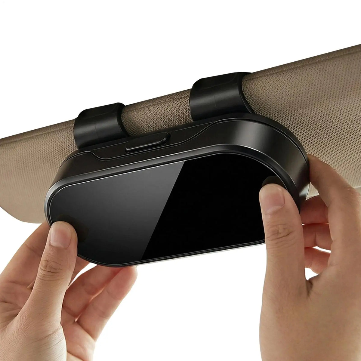Car Visor Sunglasses Holder & Eyeglass Storage Case