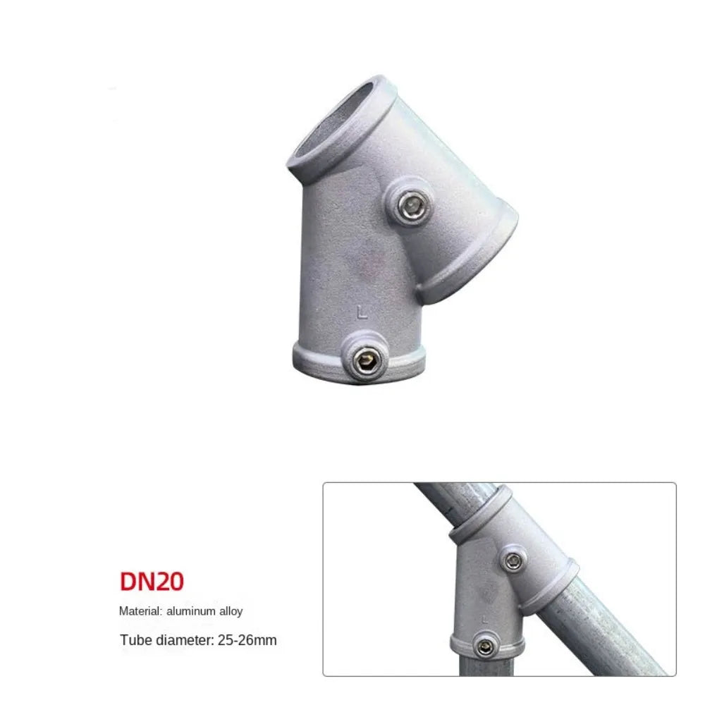 1 2'' 3 4 Pipe Fitting Connector Aluminum Alloy Steel Fixed Buckle