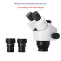 7–45X Trinocular Stereo Microscope Head | Zoom Lens