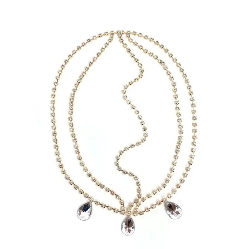 Tassel Rhinestone Hair Chain – Elegant Women's Headwear