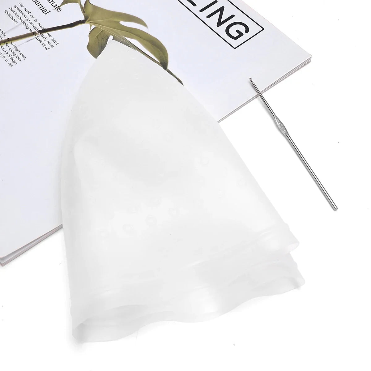 Silicone Hair Highlight Cap with Hook – Reusable Dye Kit