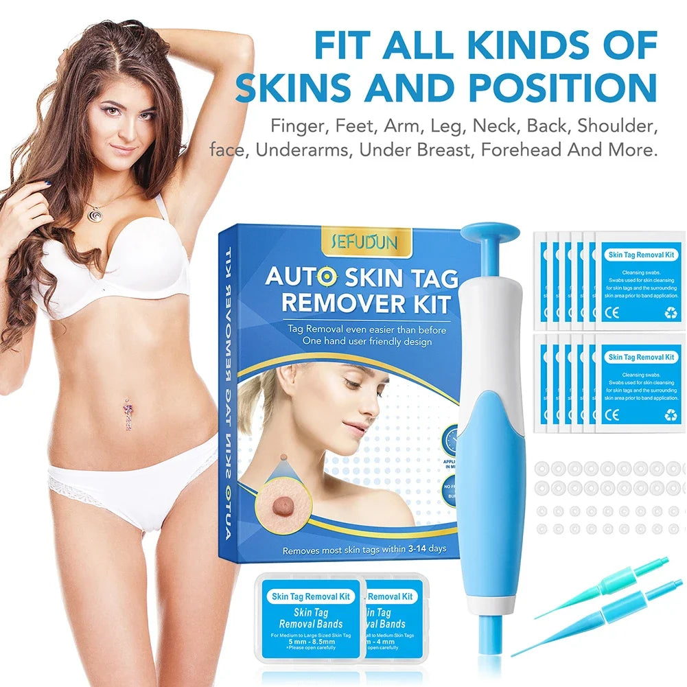 Shunmaii 2-in-1 Skin Tag Remover Kit – Dual-Head Home Tool