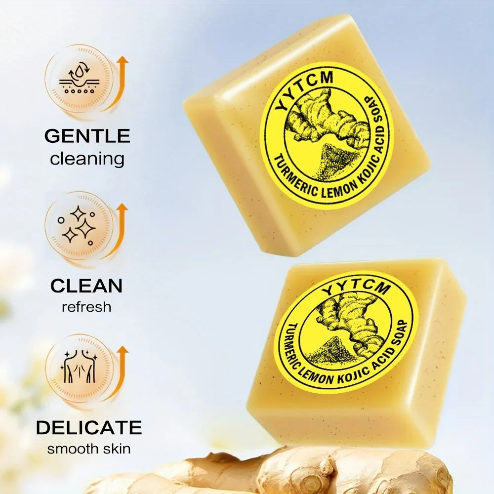 Turmeric Lemon Kojic Acid Exfoliating Scrub Soap 65g