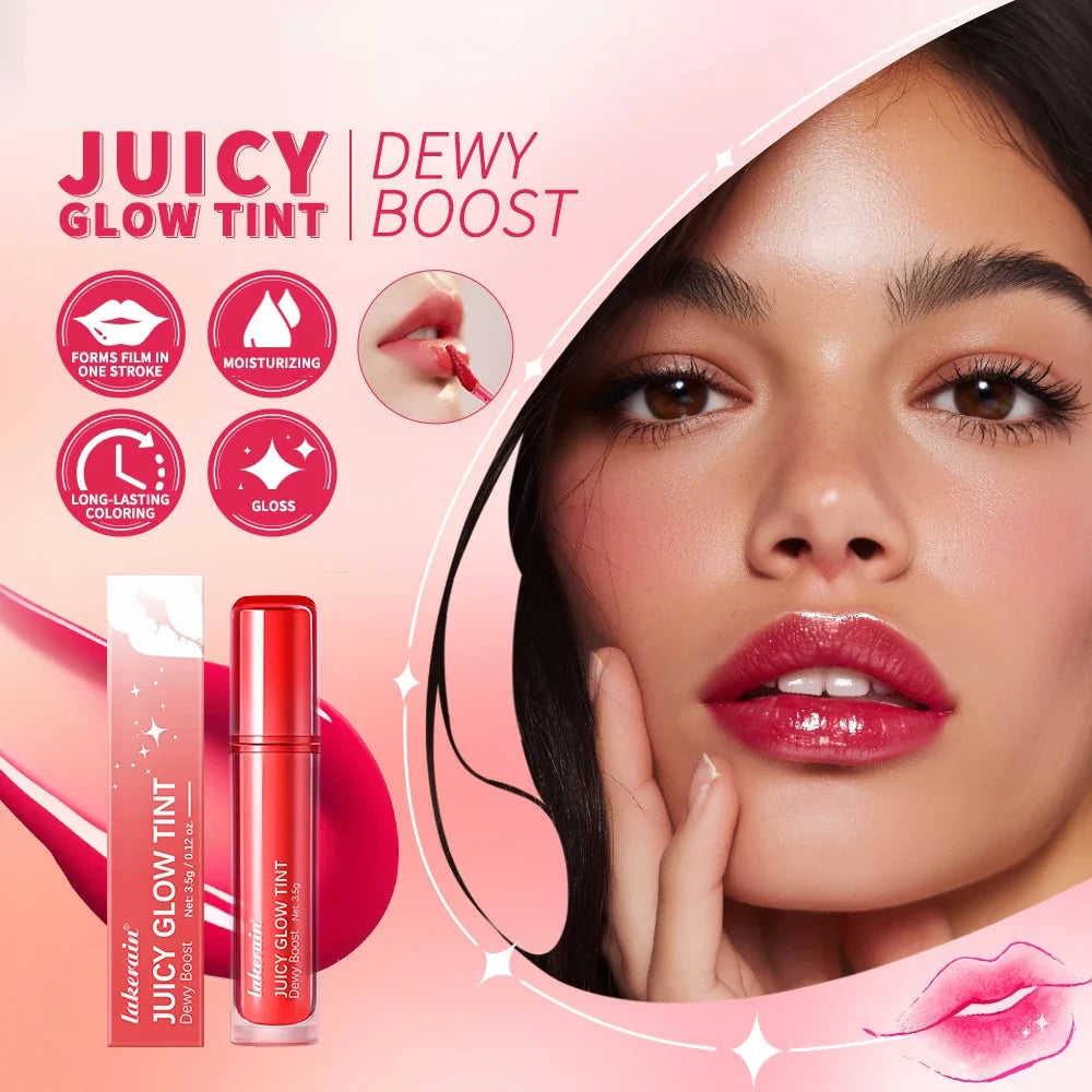 Juicy Glow Tint Lip Gloss – Mirror Shine & 12H Color Lock