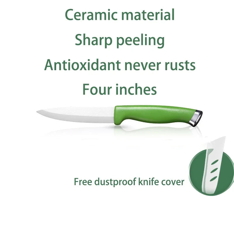 Professional Ceramic Kitchen Knife Set with Sleeve – 1 or 3 Pc