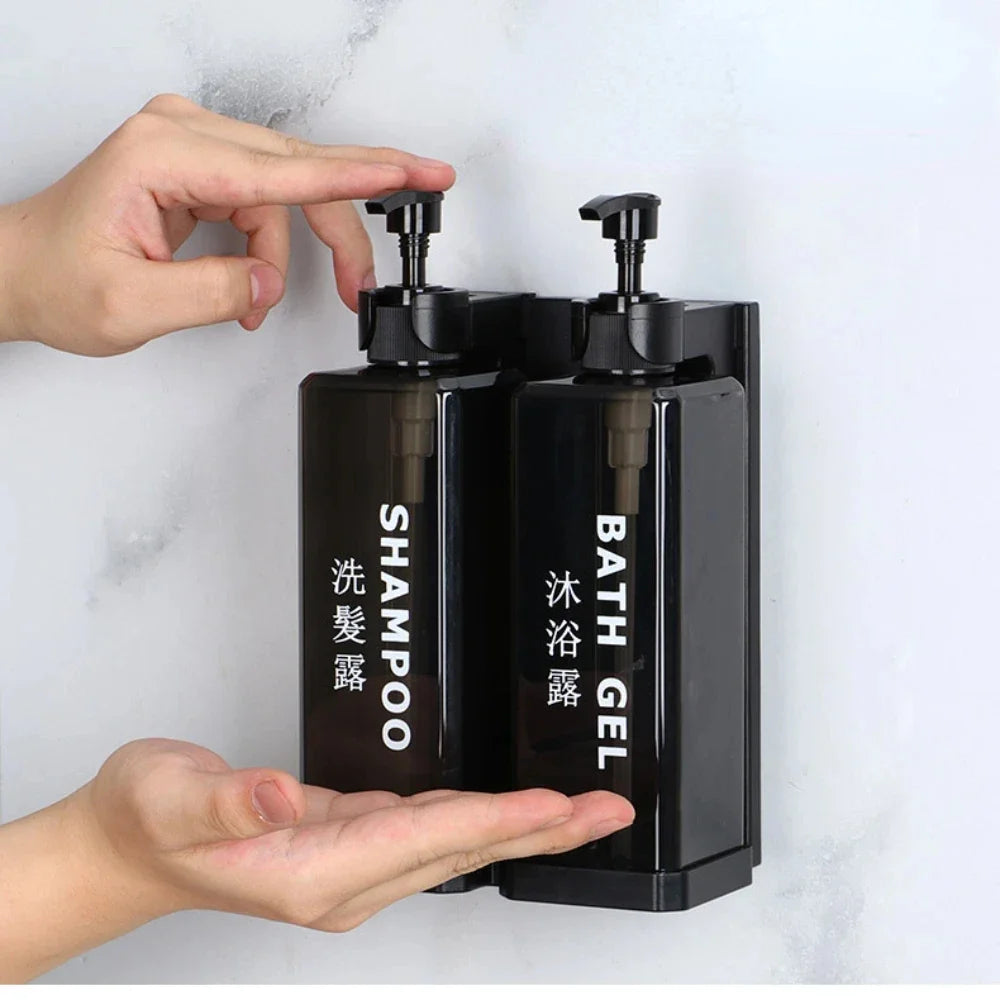 Wall Mounted Soap Dispenser | No-Drill 500ml Lockable Pump