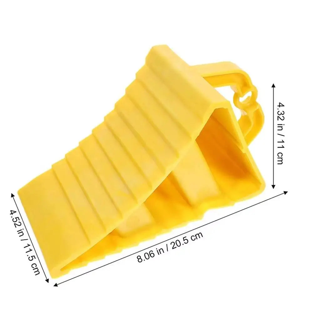 1 Car Wheel Chock Portable Anti-slip Tire Stop Block RV Truck Trailer
