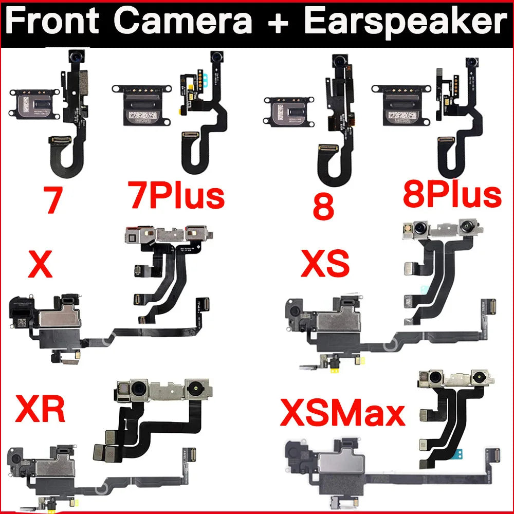 iPhone Earpiece Speaker & Front Camera Flex Cable 7/8/X/XR/XS Max