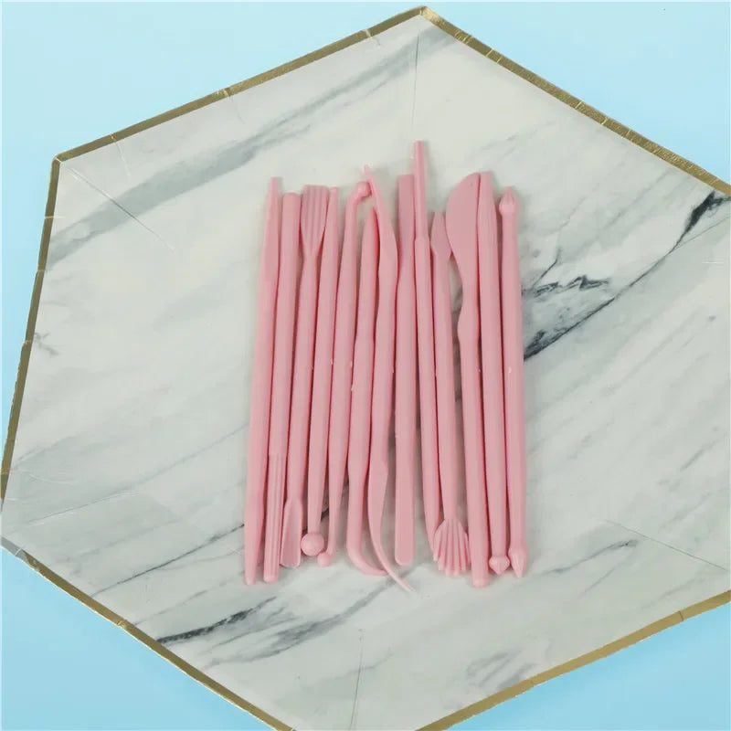 14-Piece Fondant Shaping & Sugar Flower Sculpting Tool Set