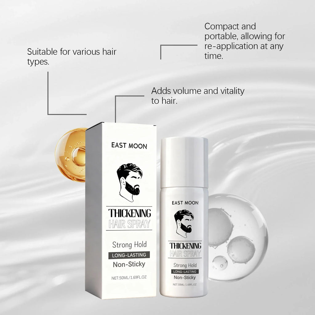 East Moon Men's Volumizing Hair Styling Spray 50ml