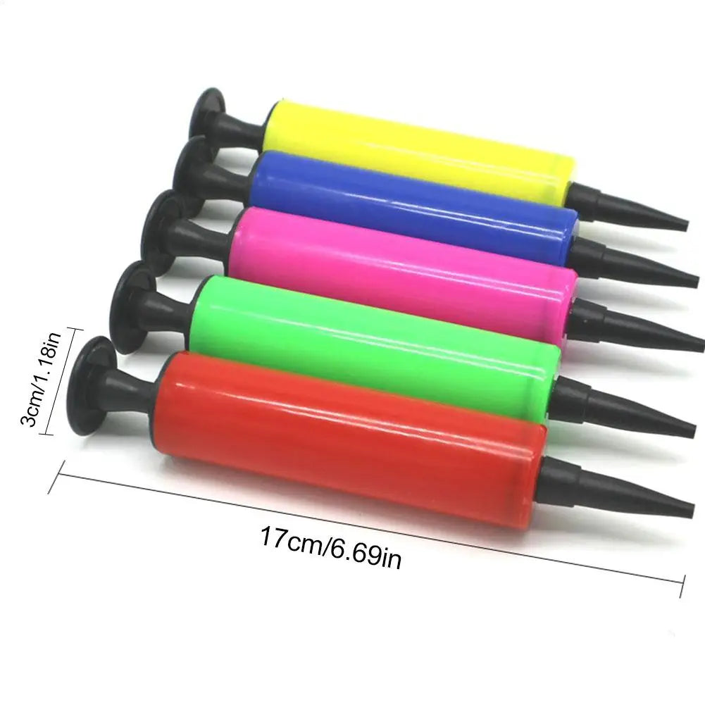 Hand Push Balloon Pump – Double-Action Party Inflater
